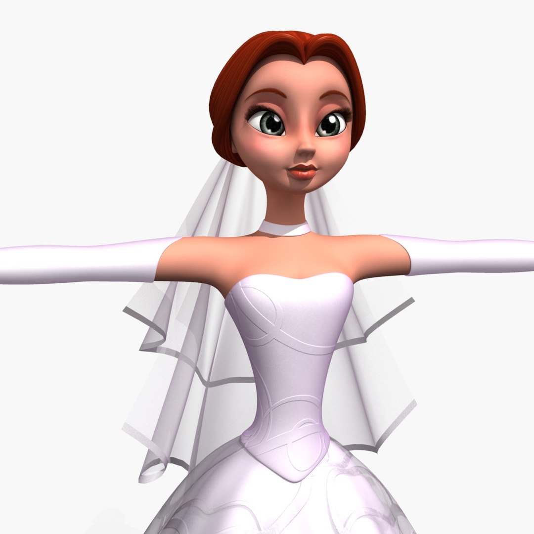 cartoon bride 3d model https://p.turbosquid.com/ts-thumb/Ic/AvxNdd/t4Jby8sQ/beautifullbride_06/jpg/1328635717/1920x1080/fit_q87/5e8fdb4093ecb8a3dd6aef27e1b9b45bdd63e8b1/beautifullbride_06.jpg