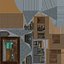 PBR-3D-Modell eines Zeitungskiosks (Spielfertig)