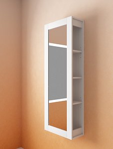 3d max mirror storage white