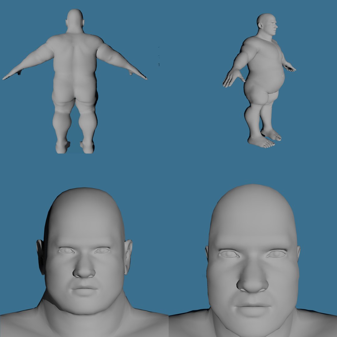 Mesh Body Model - TurboSquid 1330206