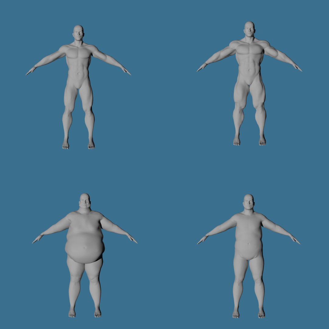 Mesh Body Model - TurboSquid 1330206