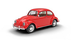 Volkswagen Beetle 1300 1963 3d model