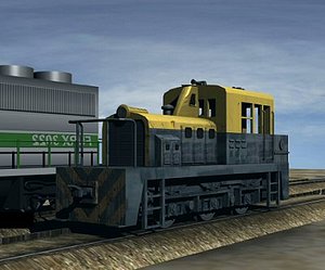 3ds max switcher locomotive