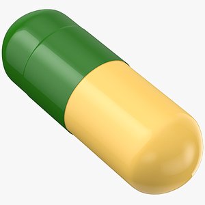 Medication Pill 04 model