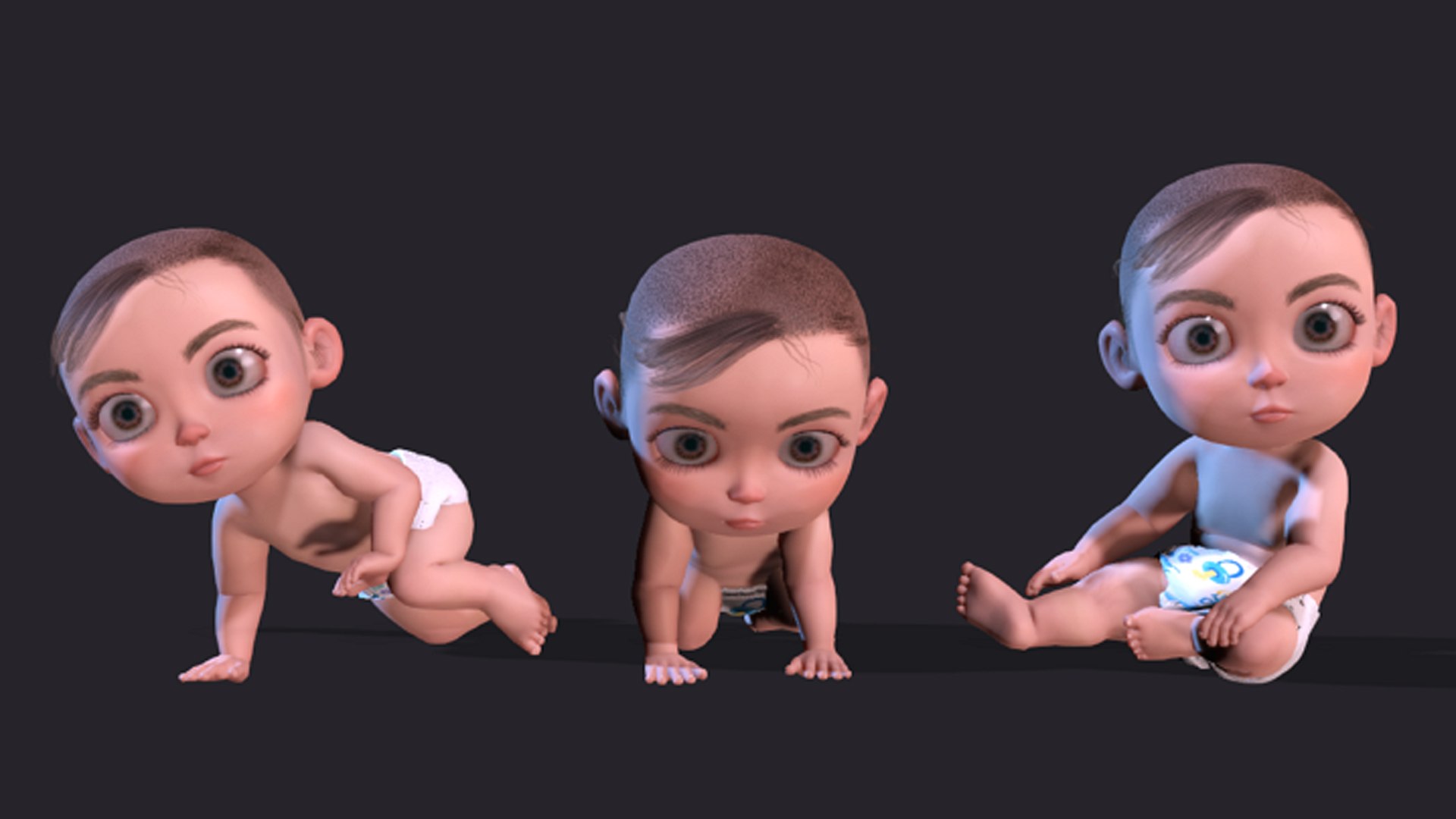 BABY Model - TurboSquid 1795392