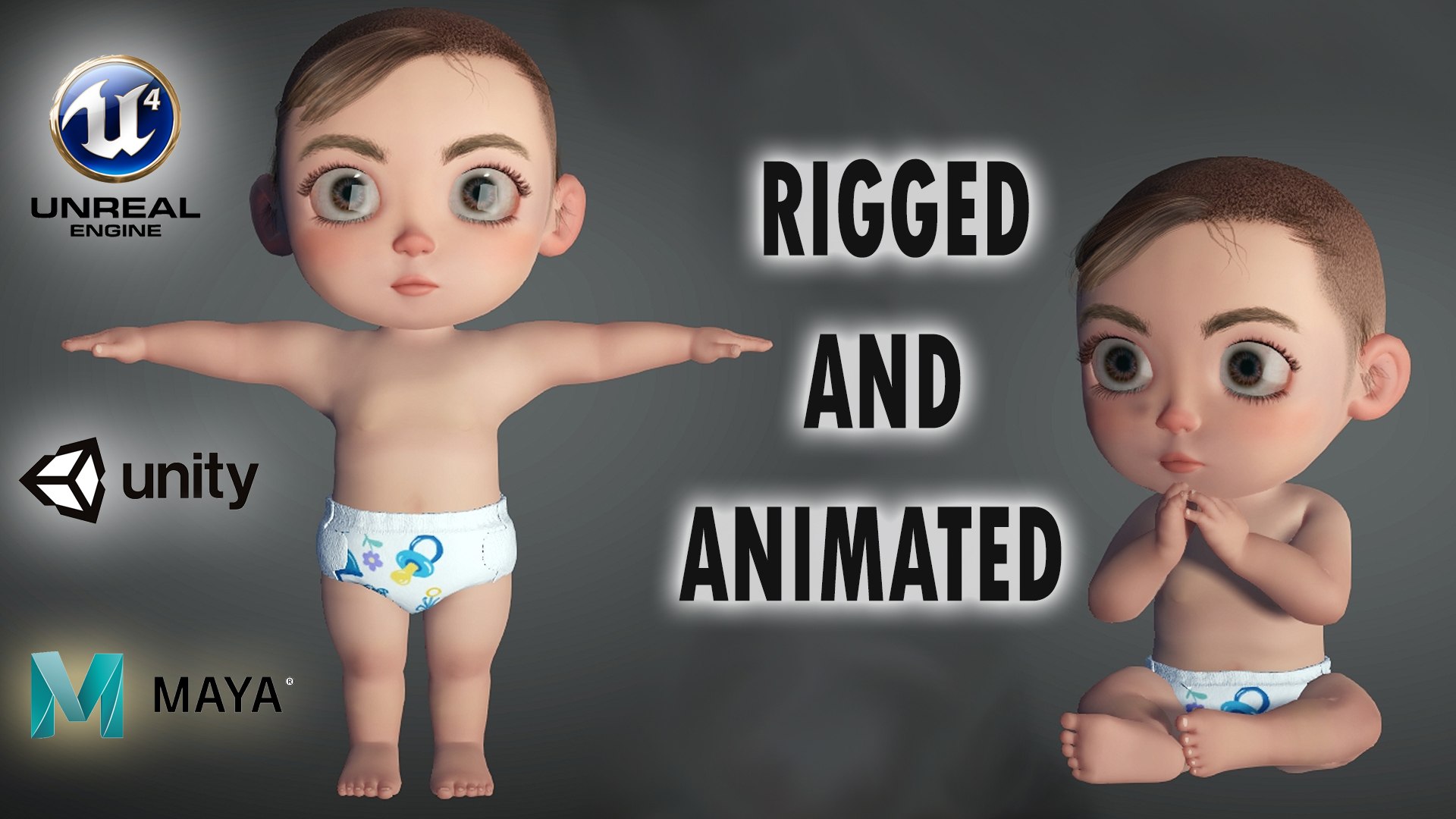 BABY Model - TurboSquid 1795392