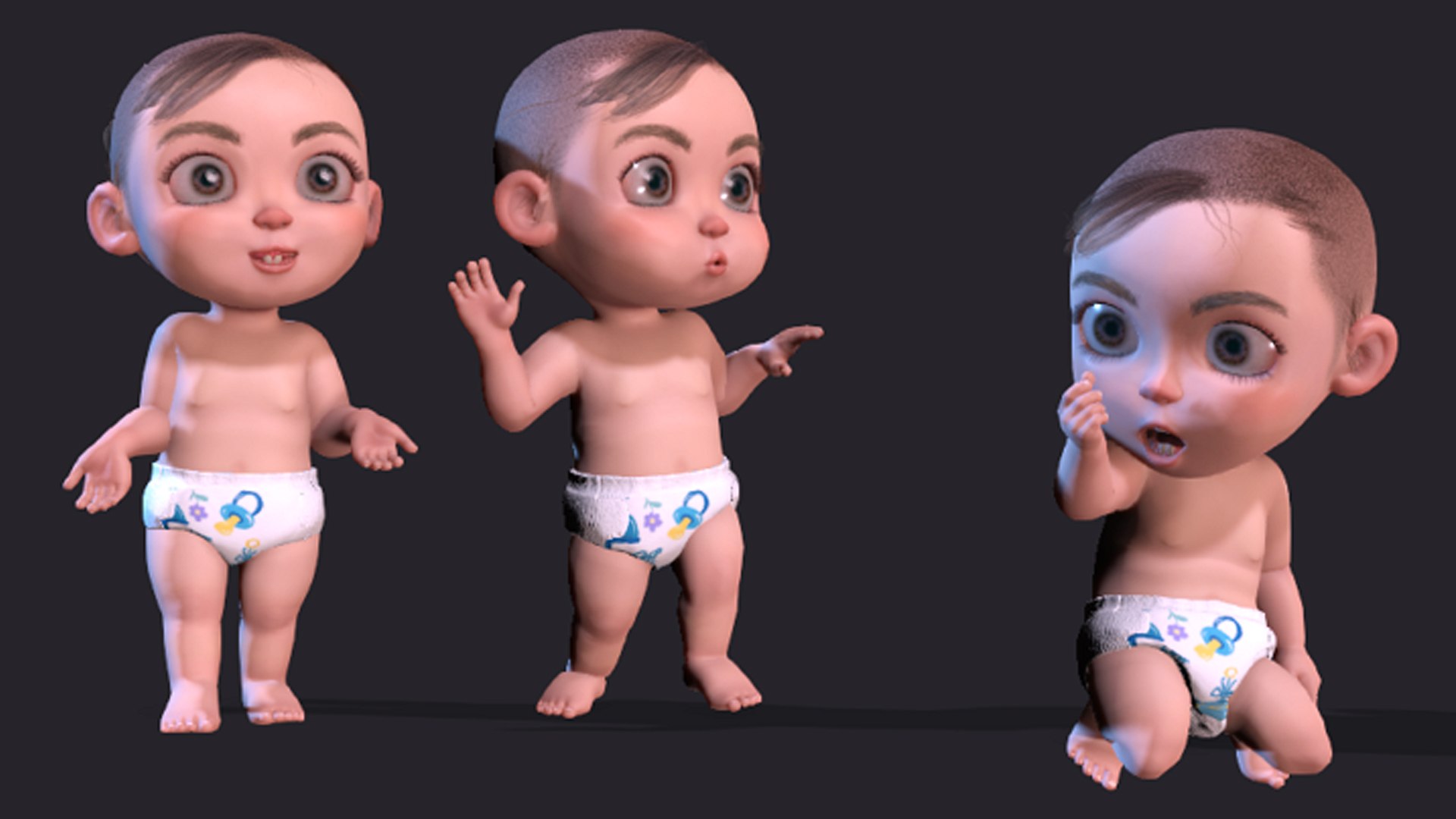 BABY Model - TurboSquid 1795392