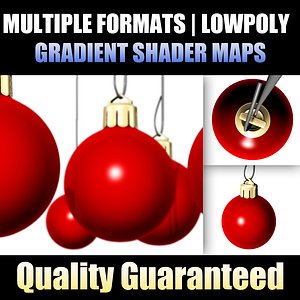 christmas ornament obj free