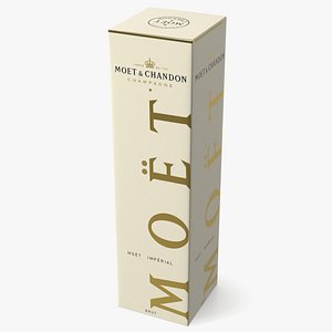 3D Champagne Box Moet and Chandon Brut Imperial
