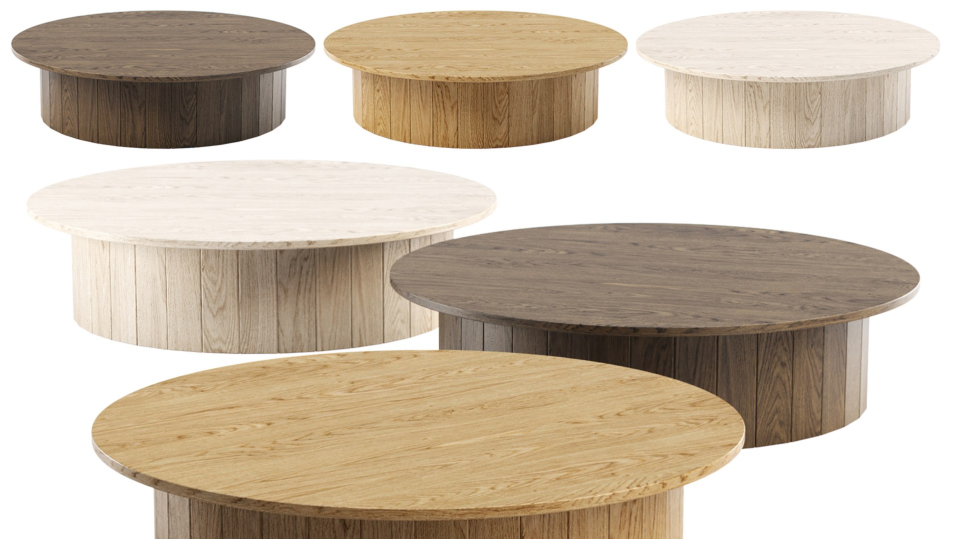 Eric Wooden Round Coffee Table By Bpoint Design 3D Model - TurboSquid ...
