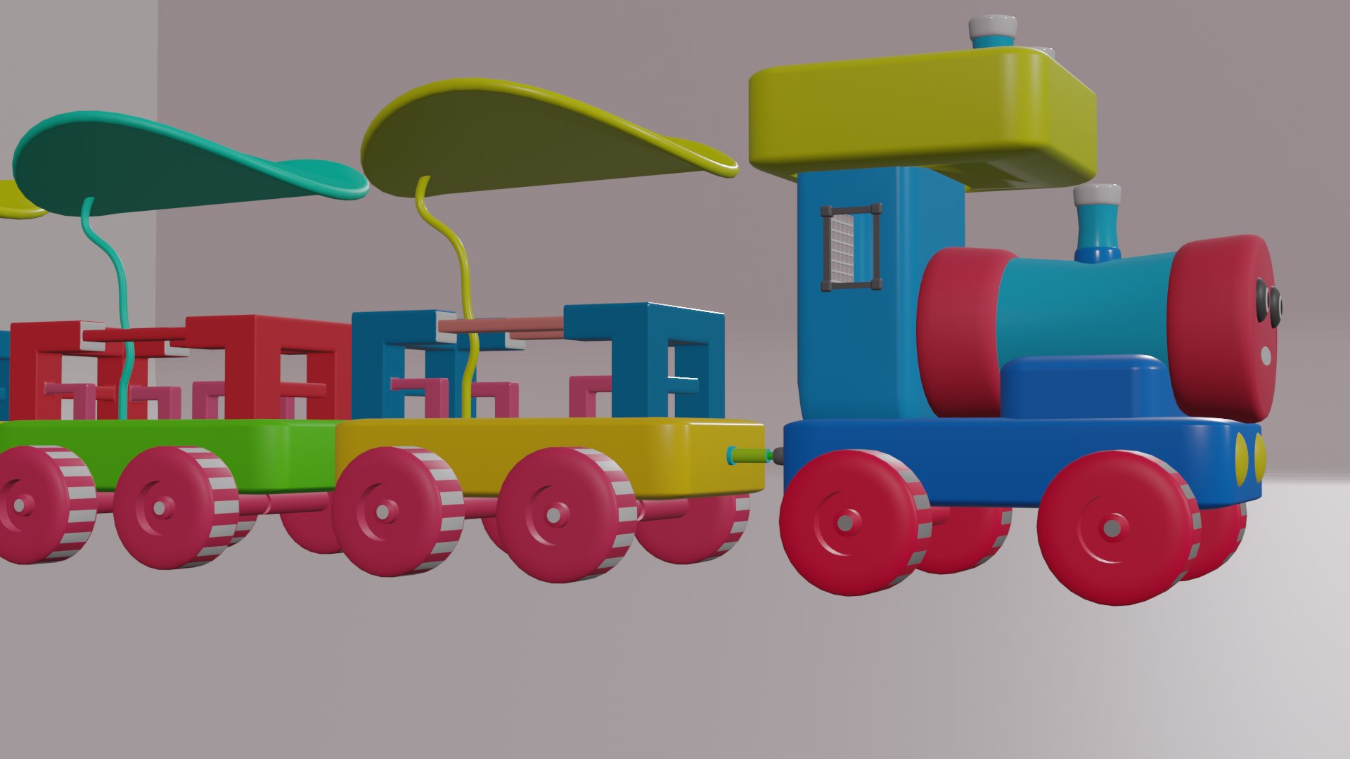 3D TRAIN - TurboSquid 2211659