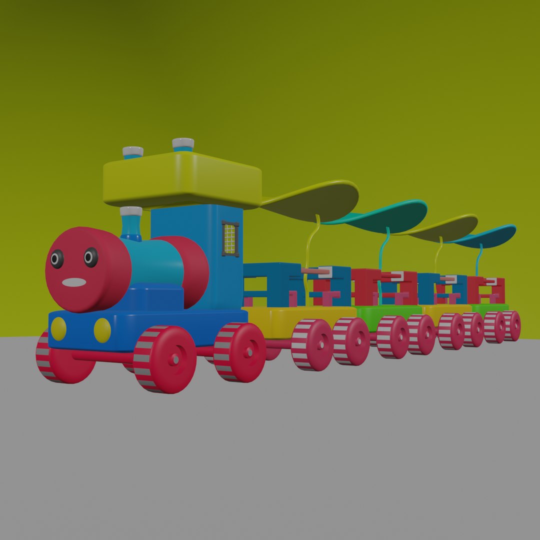 3D TRAIN - TurboSquid 2211659