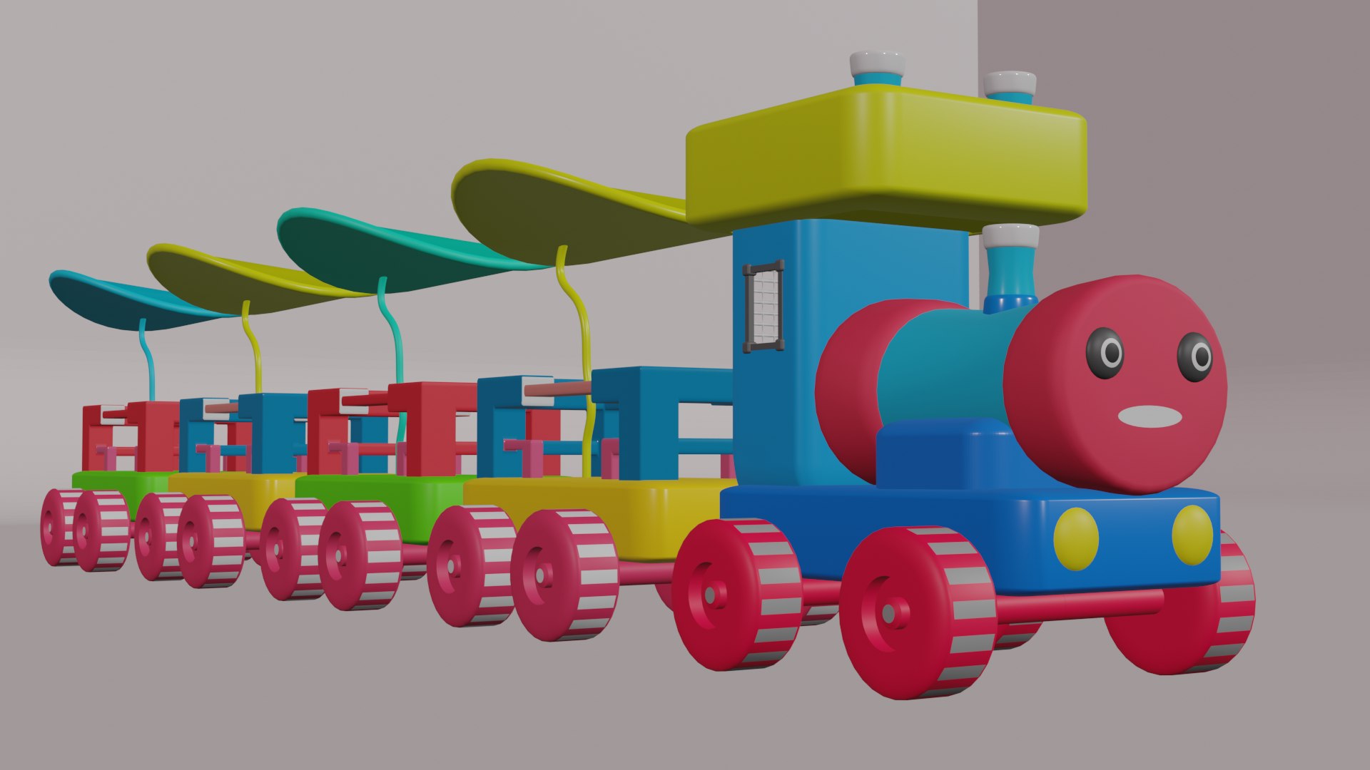 3D TRAIN - TurboSquid 2211659