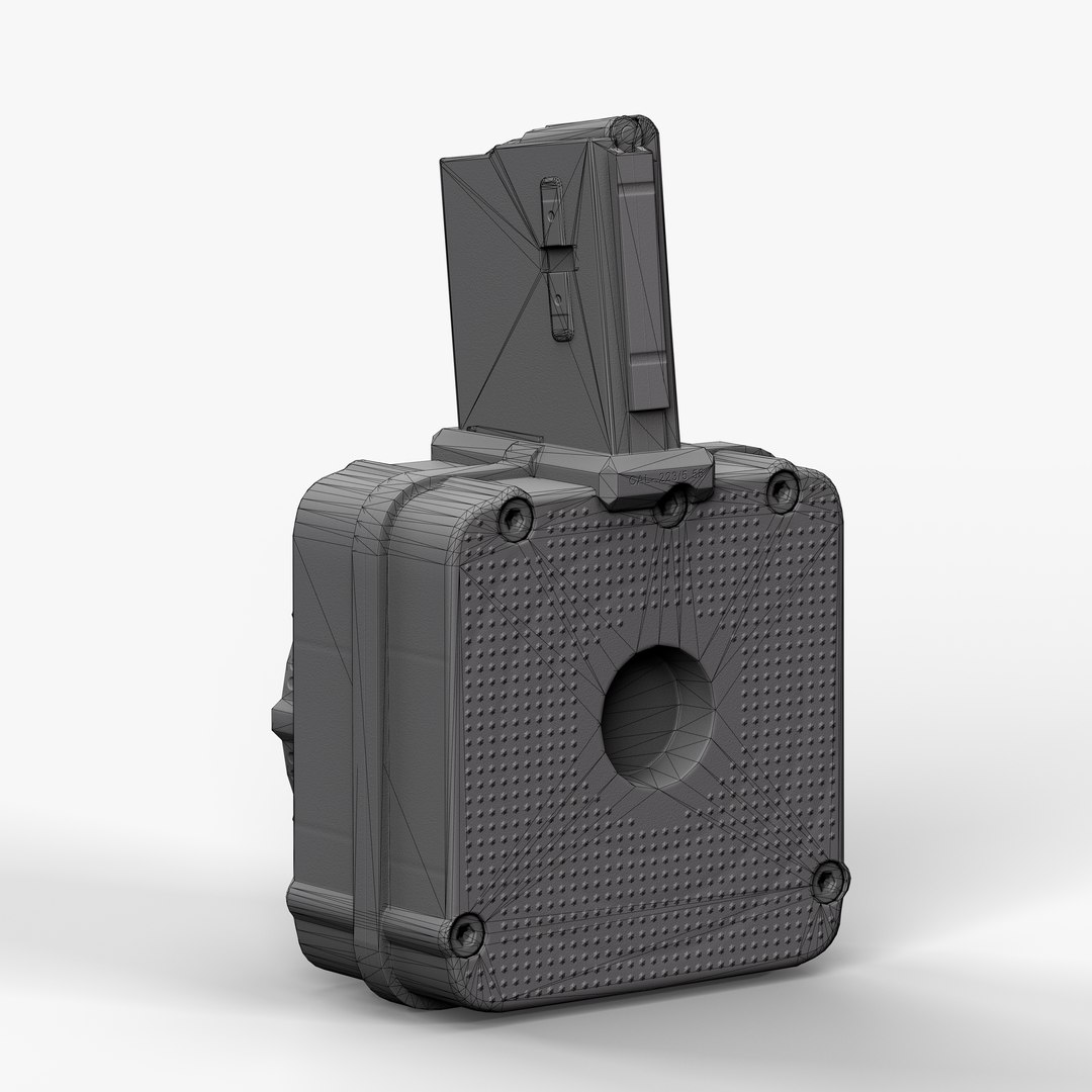 3D AR15 BOX Drum Magazine model https://p.turbosquid.com/ts-thumb/Ic/fJyN6a/Cm/ar15_boxdrum_mag_14/jpg/1729259961/1920x1080/fit_q87/ccf8ec64510f5e4902706513d271d02c1ae66d4a/ar15_boxdrum_mag_14.jpg