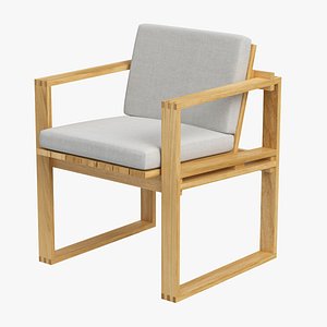 Carl Hansen and Son BK10 Dining Chair 3D model