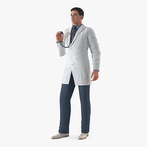 male doctor standing pose model