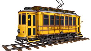 Old Tram Memphis 3D model