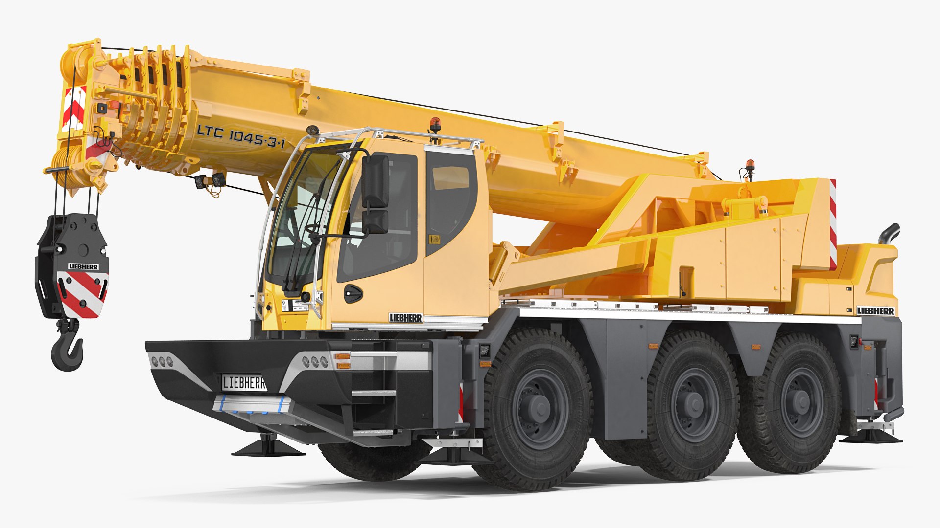 Compact Mobile Crane Liebherr LTC 1050 31 3D model preview