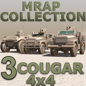 resistant cougar iraq 3d model