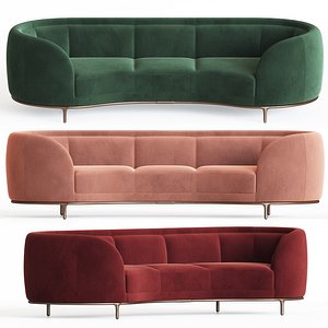 vuelta lounge island sofa 3D