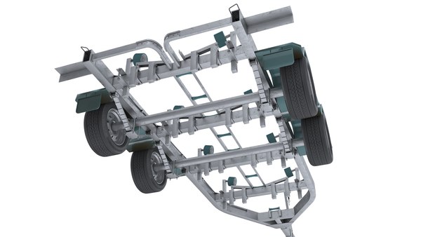 modelo 3d Remolque de barco - TurboSquid 2212904