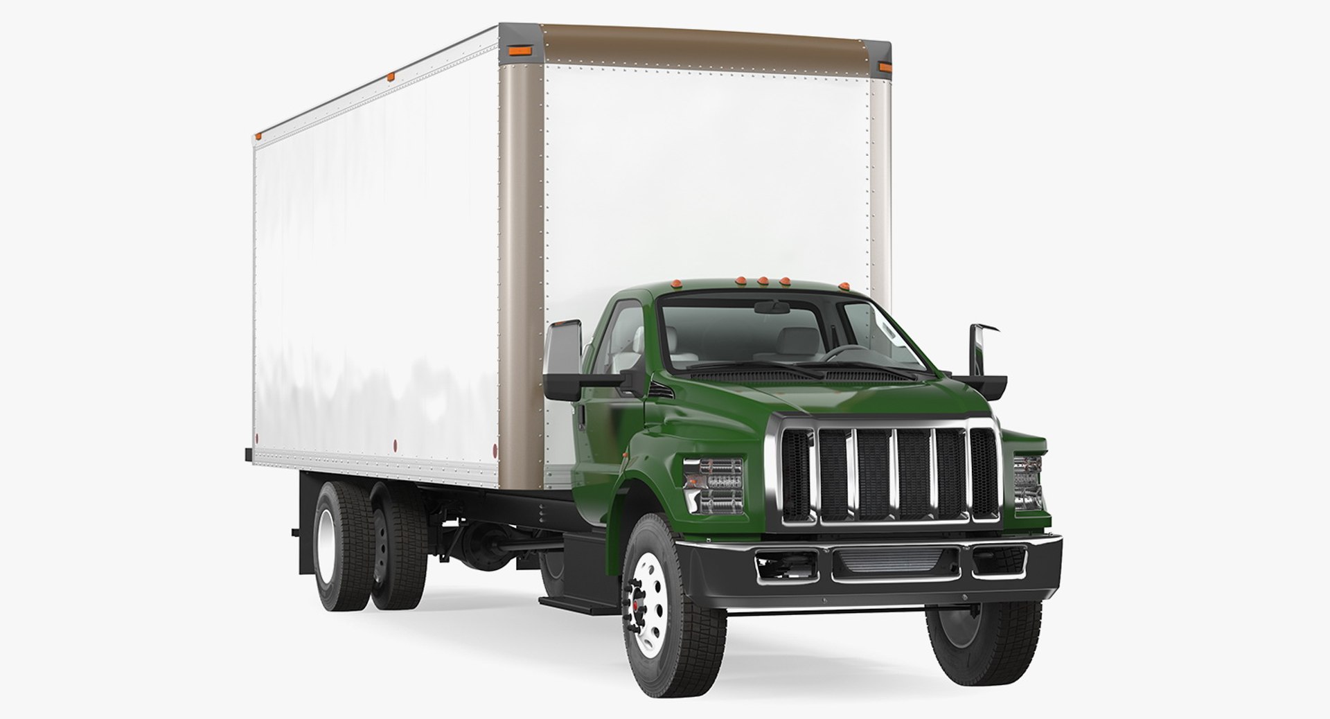 Straight Truck Generic 3D Model 3D model preview