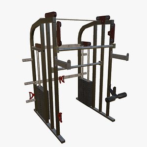 3D model Power Cage Rack