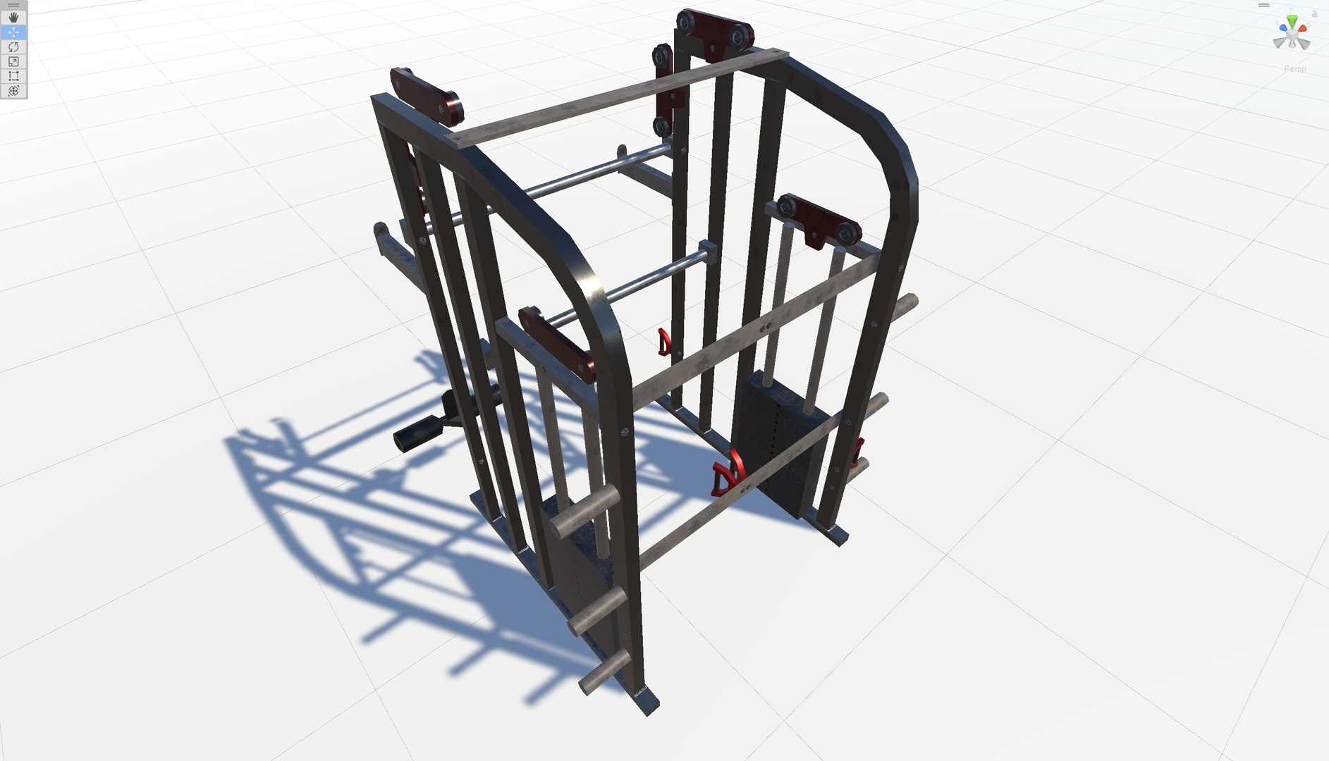 3D Model Power Cage Rack - TurboSquid 2076003