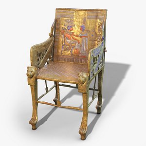 Tutankhamun Throne model
