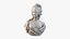 Bustes de personnages historiques du monde