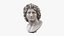 Bustes de personnages historiques du monde
