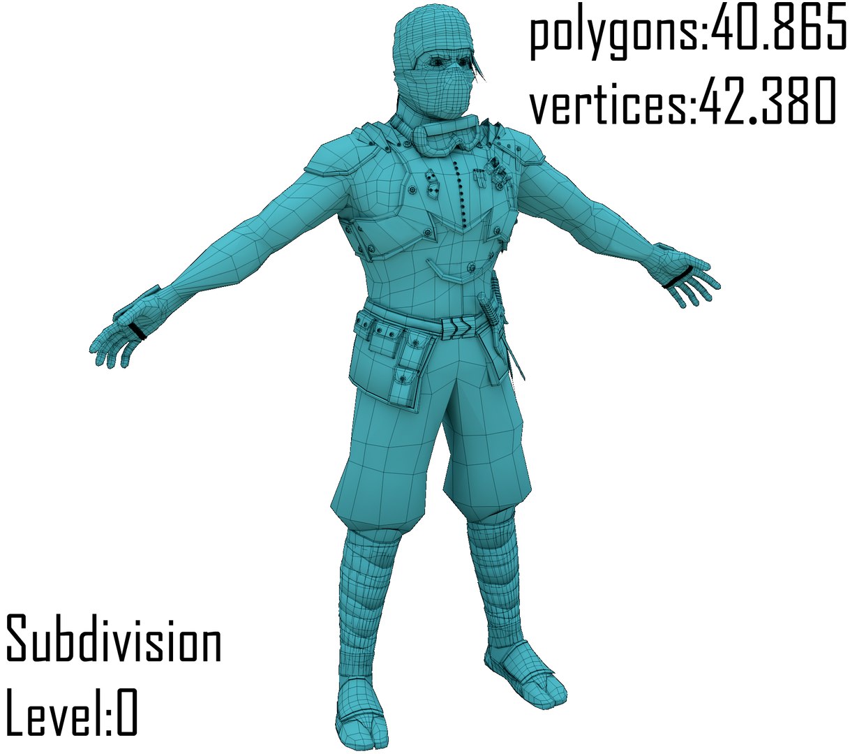 Assassin Guy Rigged Model - TurboSquid 1161841
