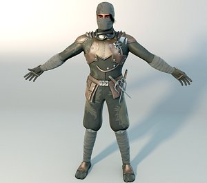 Male Assassin Outfit 1 - Buy Royalty Free 3D model by CG StudioX