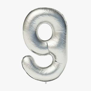Foil Balloon - Digit Nine