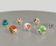 Statuettes of cute cats Var2
