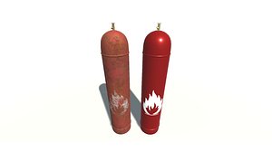 gas bottle 3D model