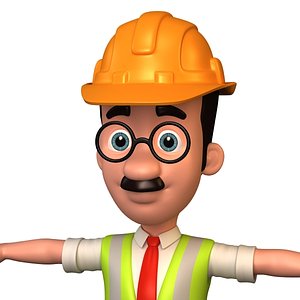 cartoon man 1 engineer