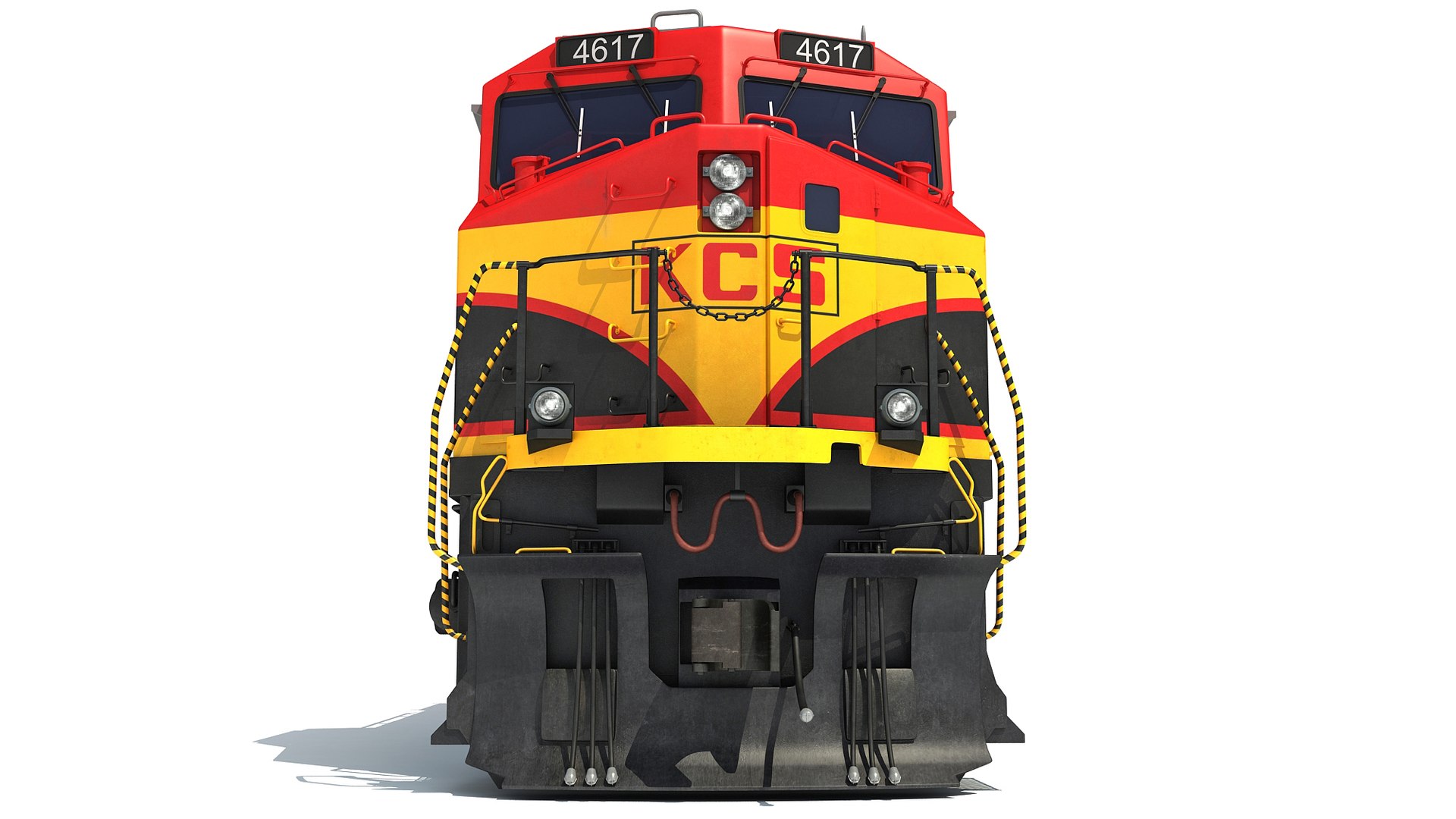 Locomotive Kansas City Southern Model - TurboSquid 1554136