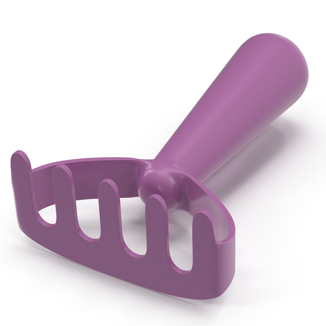 Toy Rake 2 Modeled 3d Obj