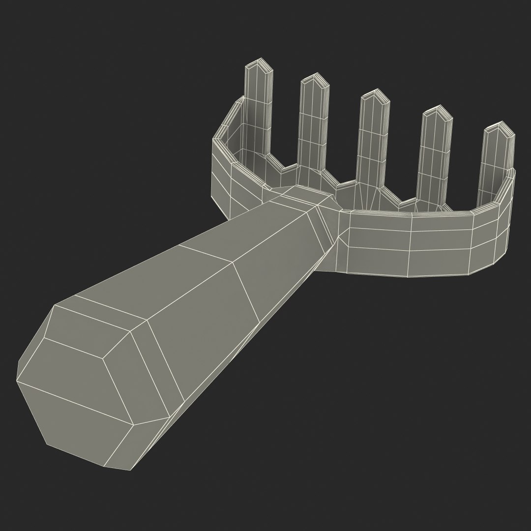Toy Rake 2 Modeled 3d Obj