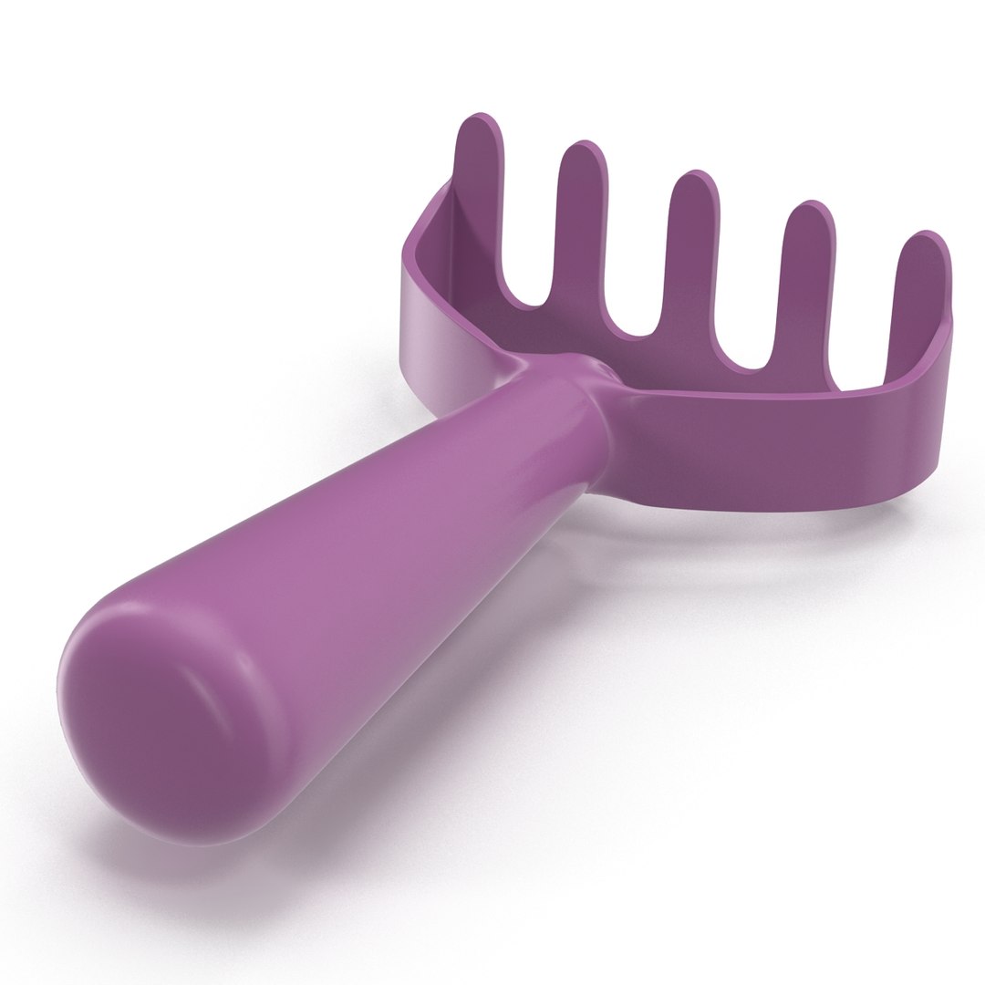 Toy Rake 2 Modeled 3d Obj