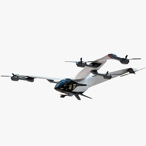 Airbus CityAirbus eVTOL Flying Taxi White PBR