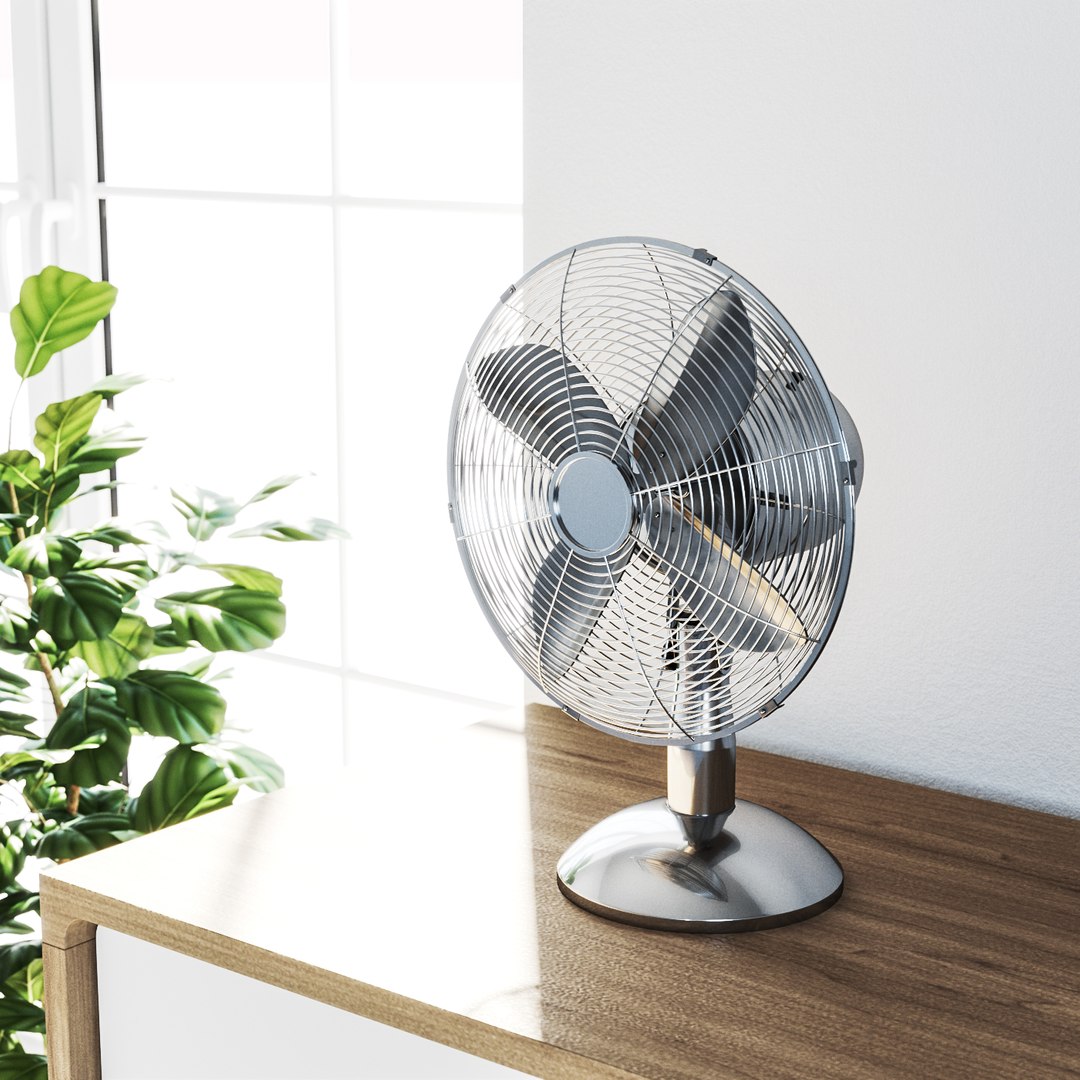 Desk fan model - TurboSquid 1478042