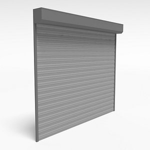 3D garage door shutters model