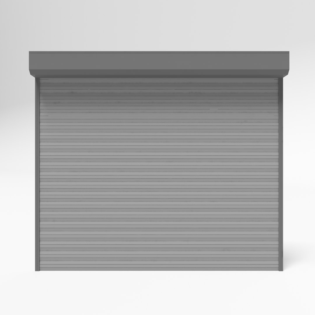 3D Garage Door Shutters Model - TurboSquid 1464611