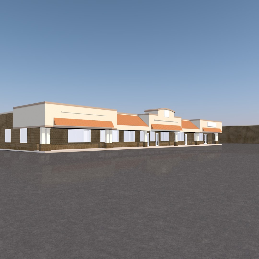 3D strip mall https://p.turbosquid.com/ts-thumb/Id/GoFrZT/AITtRrRf/02_stripmall/jpg/1520966492/1920x1080/fit_q87/5271350c2d6cdcc68f9a3397e39f0d2a3a34759b/02_stripmall.jpg