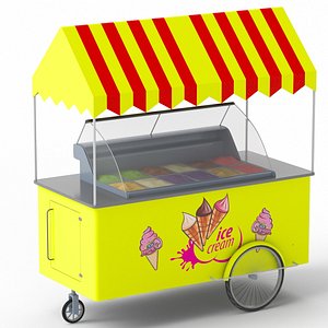 Ice Cream Cart 3D model