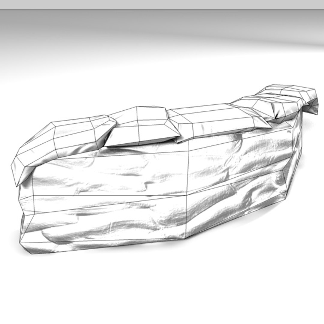 3d Ready Sandbags Model