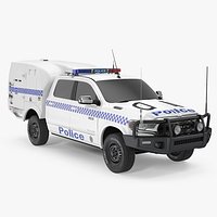 Police Paddy Wagon Dodge RAM 1500 Simple Interior