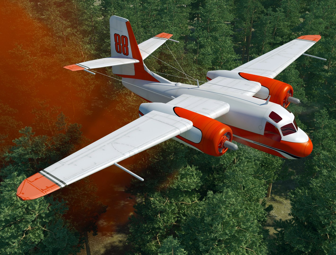 Grumman S2f Aerial Tracker 3d Max